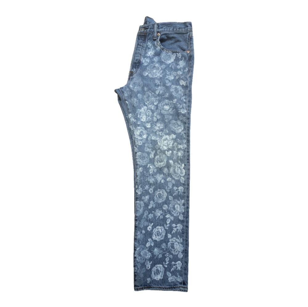 Levi's Blue Floral Jeans - Picture 4 of 16